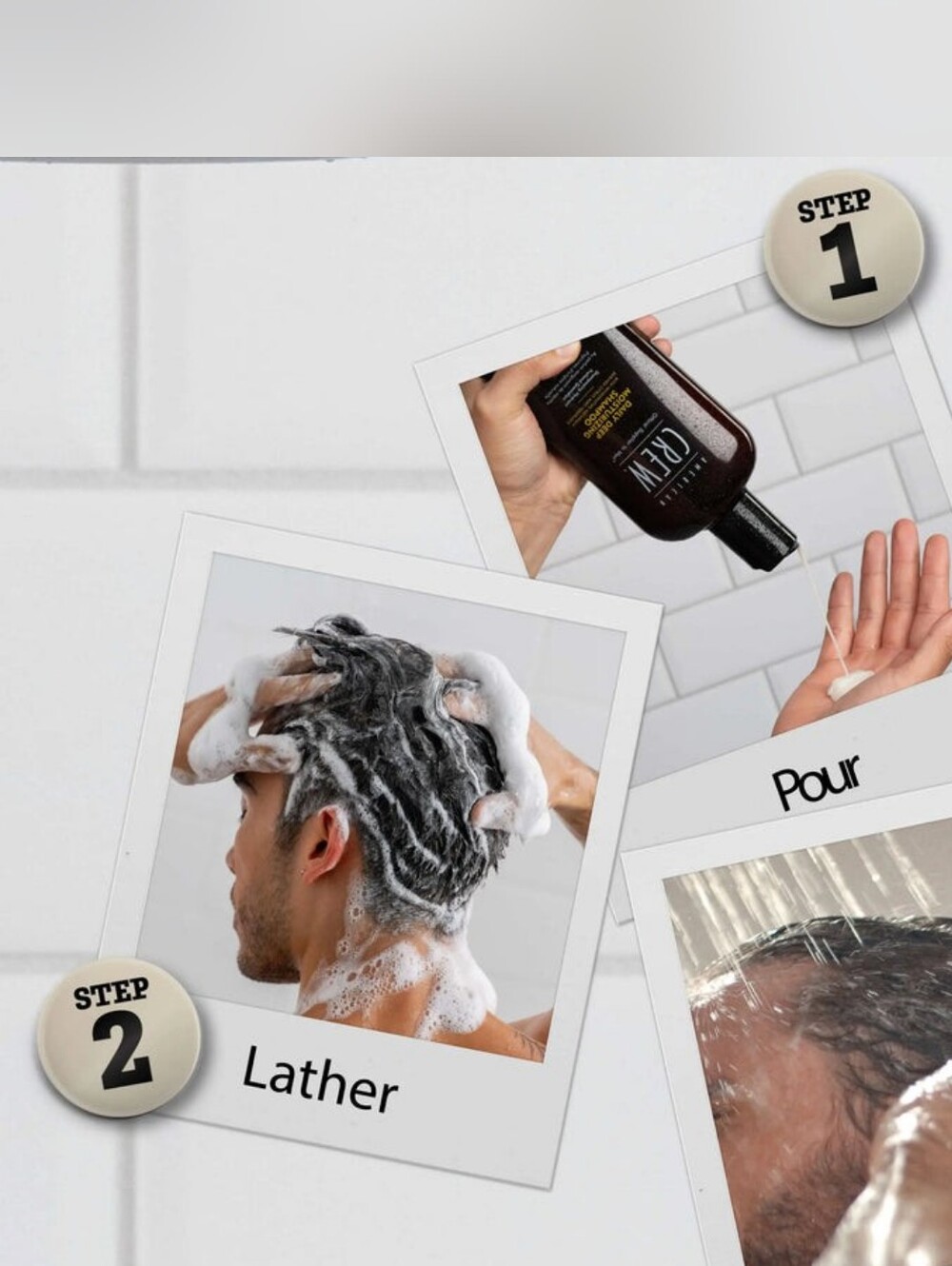 American Crew 4Bundle Of: 3 In 1 (15.2) And Daily Silver Shampoos (250ml) Mens - Picture 5 of 7